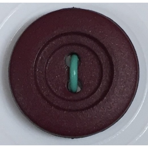 Button - 15mm Burgundy