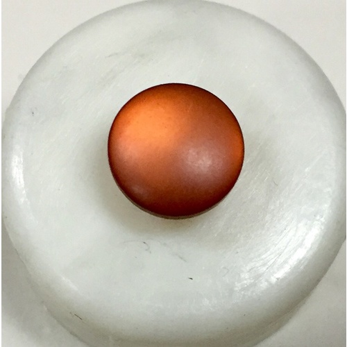 Button - 8mm Pale Orange Matt