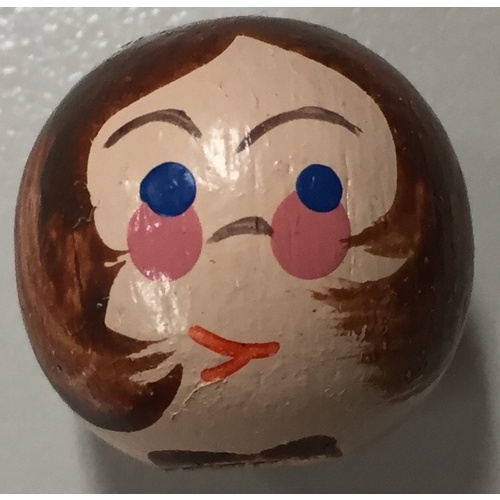 Button - 25mm Woman Face
