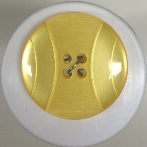 Button - 20mm Yellow