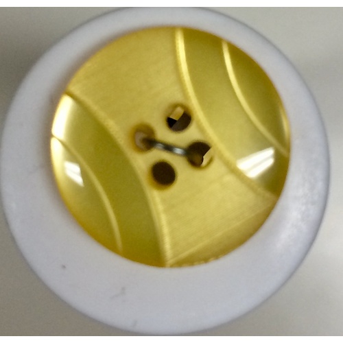 Button - 16mm Yellow