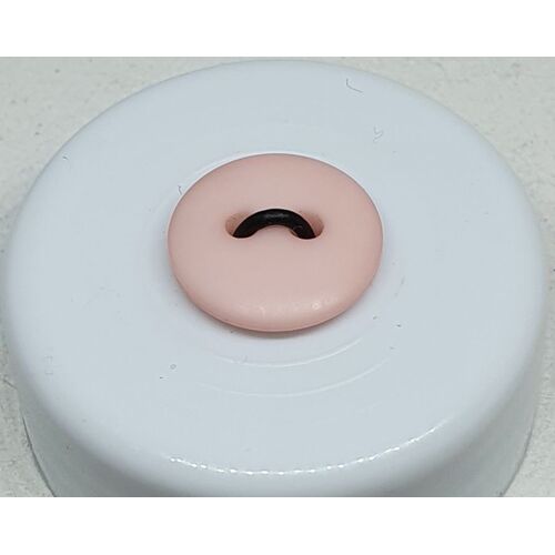 Button - 11mm Pink Light
