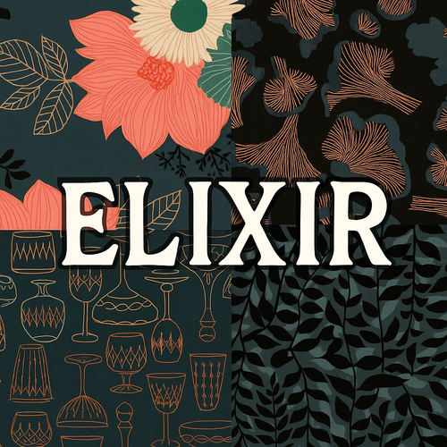 Elixir Fabric Collection by Melody Miller