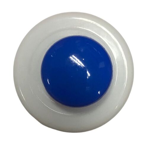 Button - 14mm Blue