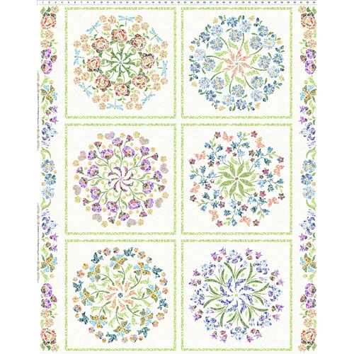 Lovelies Floral Quilt Panel by Jason Yenter (22LOV-1)