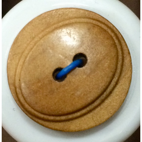 Button - 21mm Wood