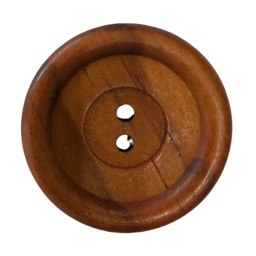 Button - 29mm Round Wood