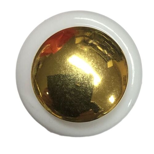 Button - 22mm Gold Shank