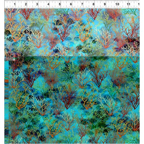 Calypso III Teal Coral