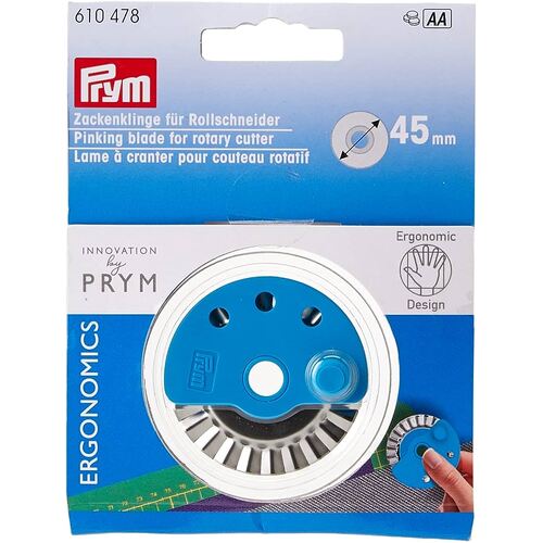 Prym Pinking Blade for Rotary Cutter - 45mm