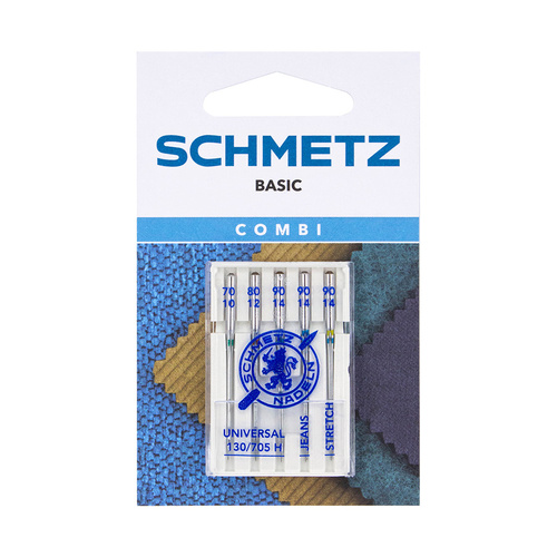 Schmetz Basic Combi  Machine Needles Size 70-90
