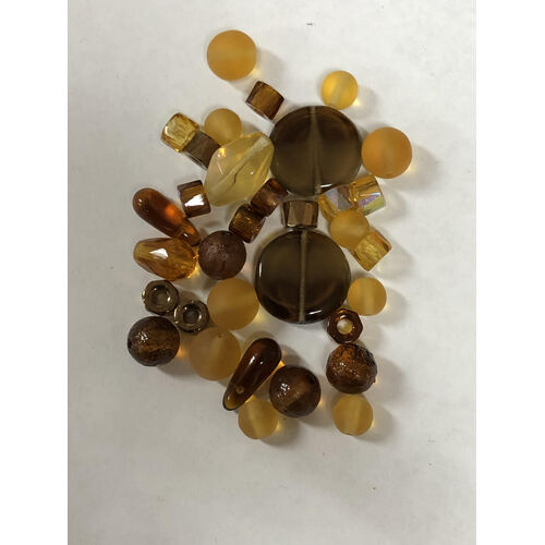 Gutermann Bead Mix - Brown 9906 90g