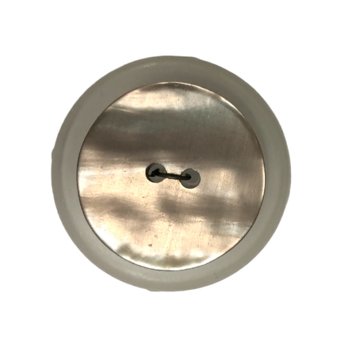 Button - 23mm Plastic MOP Round