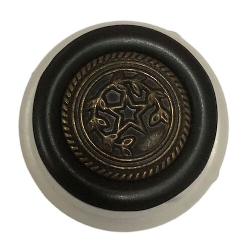 Button - 20mm Black Col.13