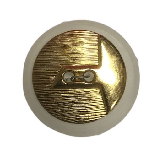 Button - 18mm 24K Gold Plated