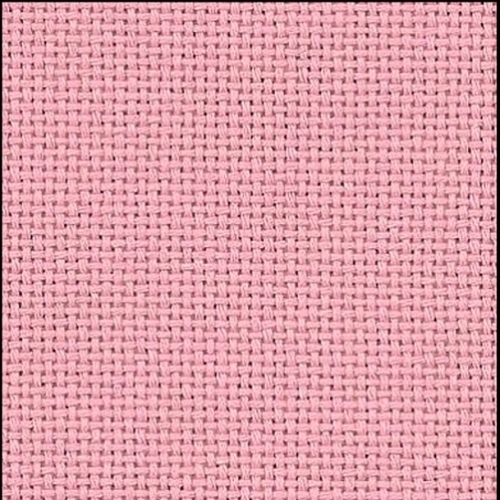 Fabric Piece - Evenweave 25 Count Pink 40cm x 50cm
