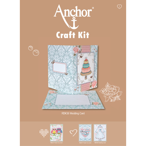 Wedding Cake Card - Cross Stitch Kit