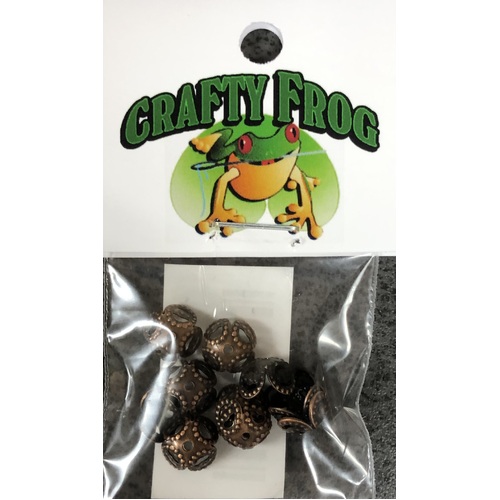 Bell Caps - Small Brass Pkt 10
