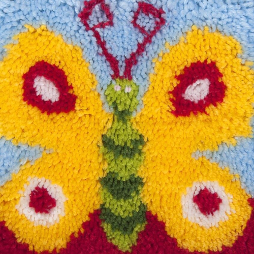 Latch Hook Starter Kit Pretty Butterfly