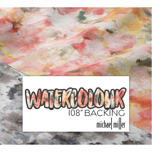 Fabric - Watercolours Wide Backing Collection