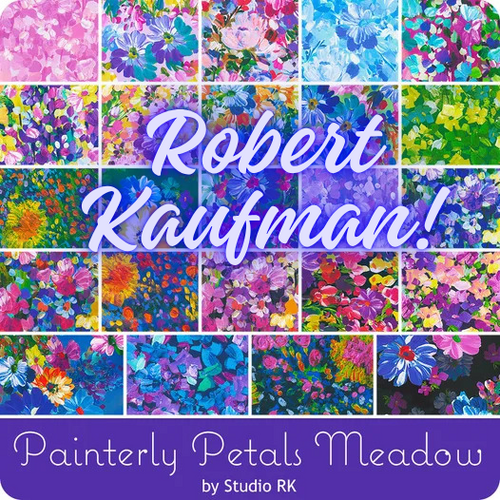 Painterly Petals Meadow Collection by Robert Kaufman