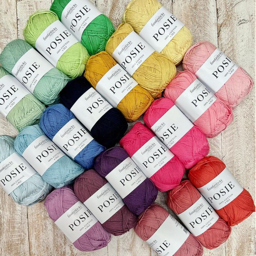 Fiddlesticks Posie 4Ply Cotton