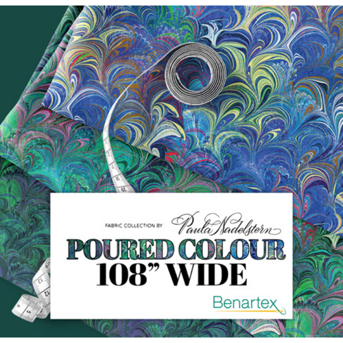 Fabric - Poured Colour Wide Backing Collection