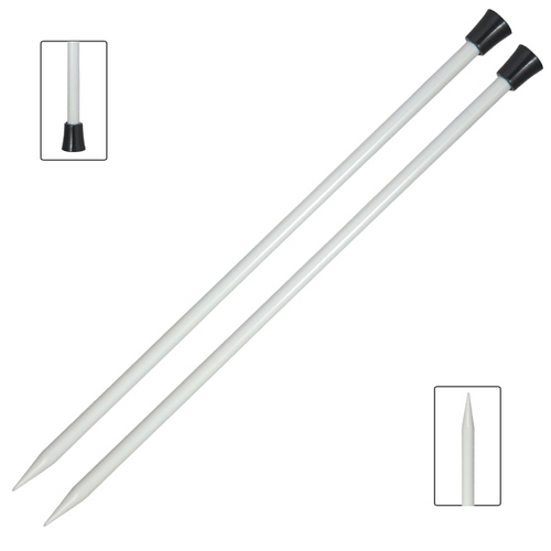 KnitPro Basix Aluminium Single Pointed Needles 25cm