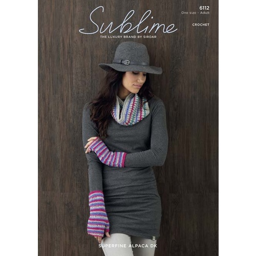 6112 Sublime Snood and Wristwarmers