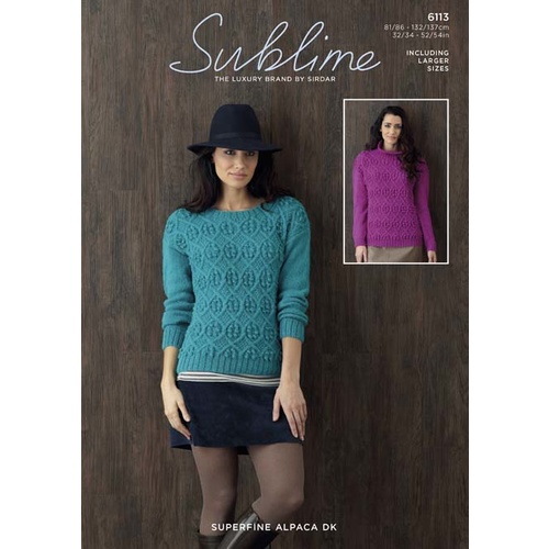 Sublime Woman's Round Neck & Cowl Neck Sweaters 6113
