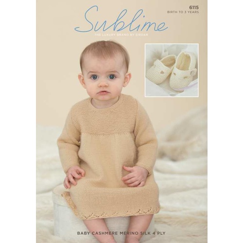 6115 - Sublime Cashmere Merino 4 Ply Dress and Shoes