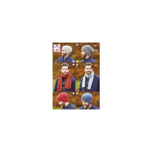 King Cole Aran Hats and Scarves