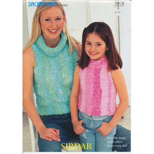 Sirdar Snowflake Chunky Tops 5978