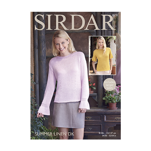 8131 Woman's Tops in Summer Linen DK