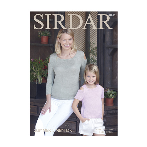 8136 Tops in Summer Linen DK