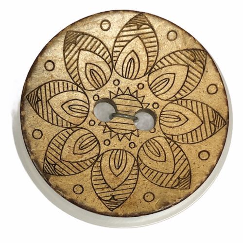 Button - 45mm Lasered Star
