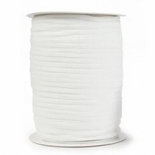 Elastic - Flat 5mm White