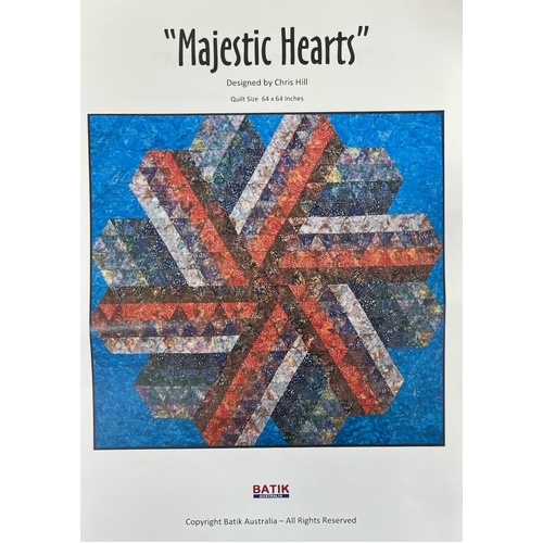 Majestic Hearts — Quilt Pattern by Chris Hill for Batik Australia