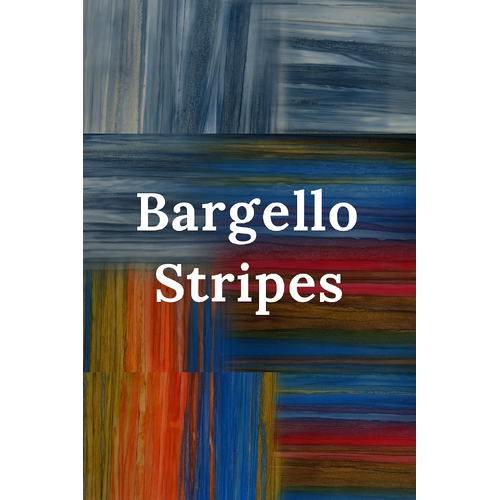 Bargello Stripes — Hand-Dyed Cotton Fabric by Batik Australia
