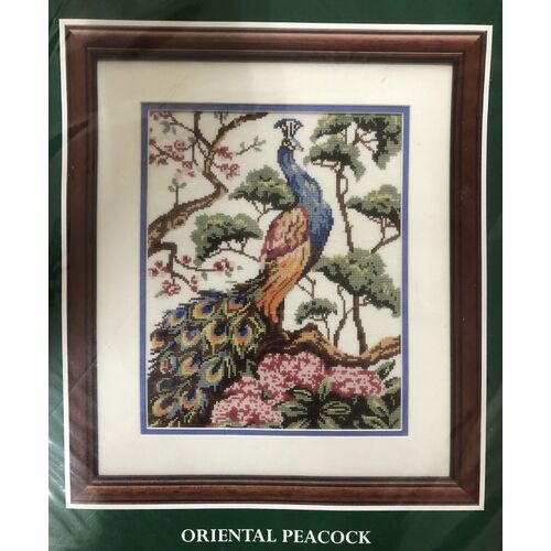 Cross Stitch Kit - Oriental Peacock