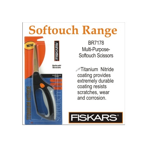 Fiskars Spring Action Titanium Scissors