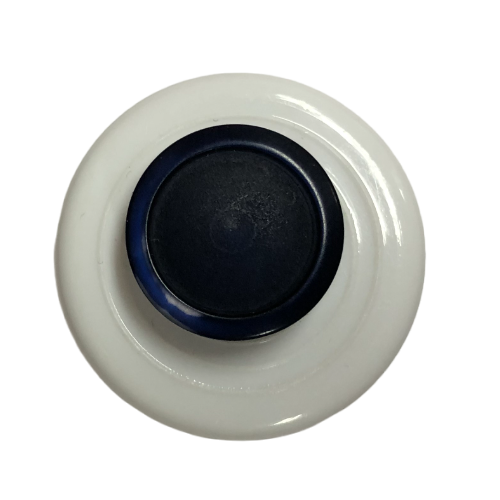 Button - 17mm Round Navy Blue