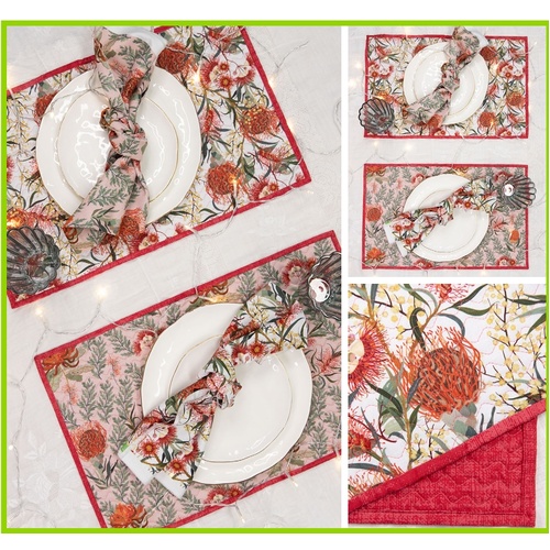 Christmas Placemats & Napkins Pattern