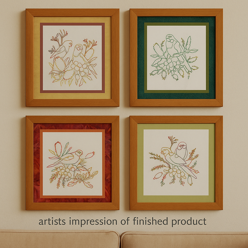 Australian Birds - "Stitchery"