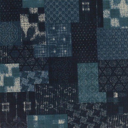 KIZU – Japanese Texture Navy Fabric (66960-104)