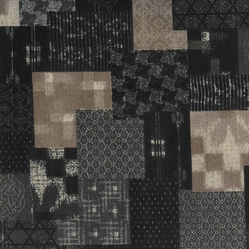 KIZU – Japanese Texture Black Fabric (66960-106)