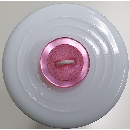 Button - 11mm Deep Pink