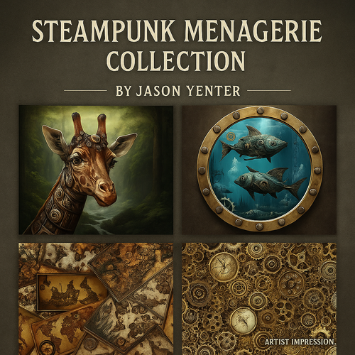 Steampunk Menagerie Collection by Jason Yenter