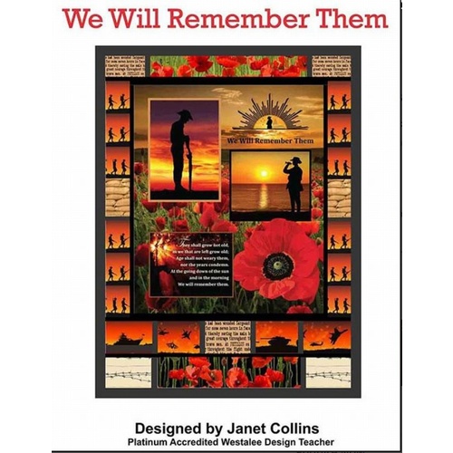 We Will Remember Them - Quilt Pattern