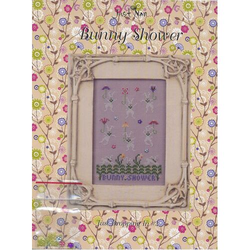 Just Nan Bunny Shower Cross Stitch - JN271